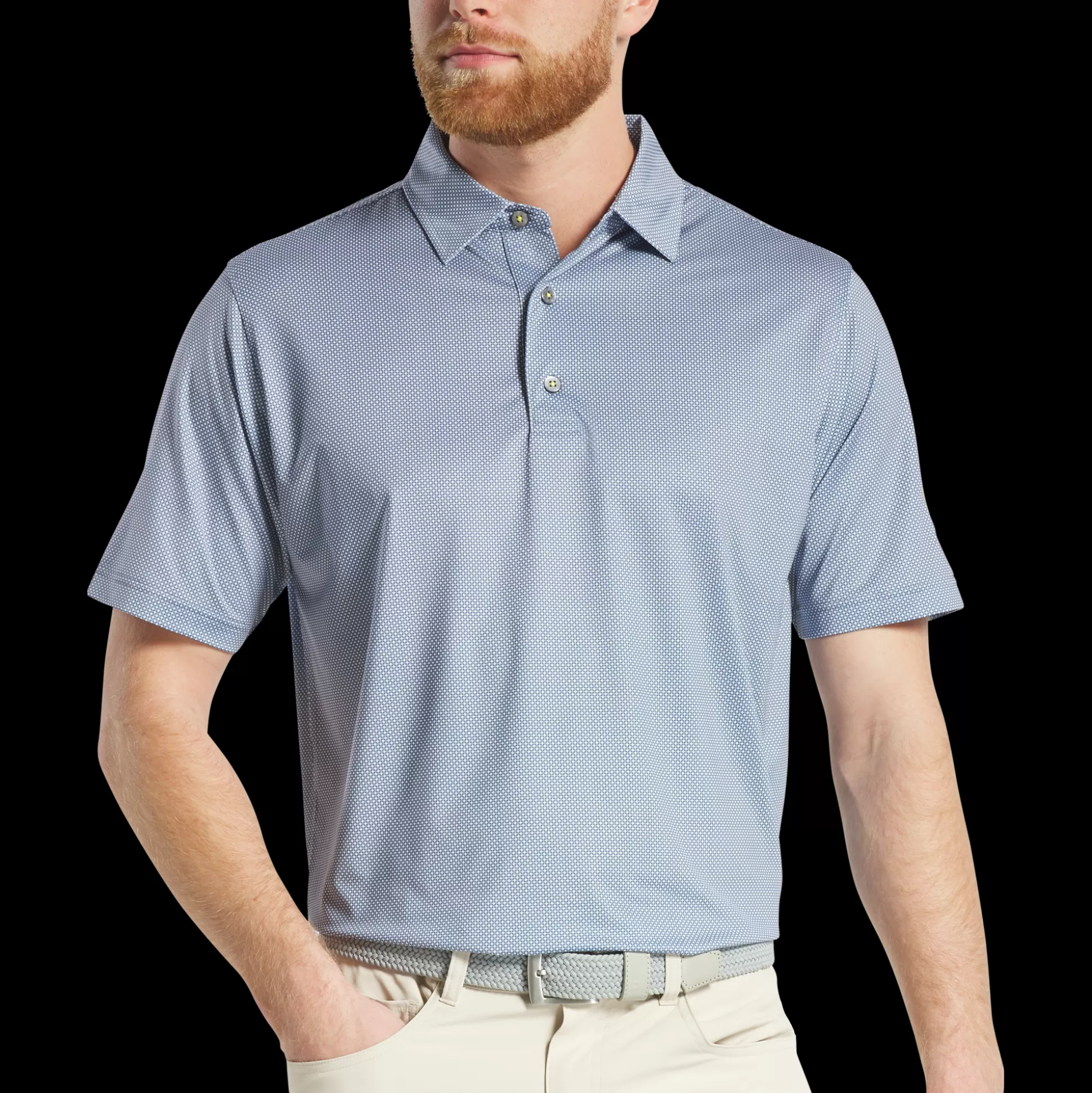 FootJoy 152nd Open Championship Octagon Print Lisle Shirt